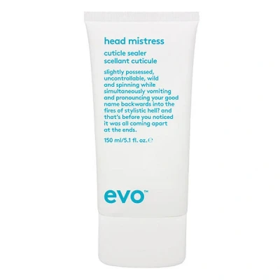 Abbildung von EVO head mistress cuticle sealer Finishing Haarcreme für trockenes und coloriertes Haar, erleichtert das Föhnen Styling der Haare, verleiht Geschmeidigkeit, Glanz, vegan, ohne Sulfate, 150 ml