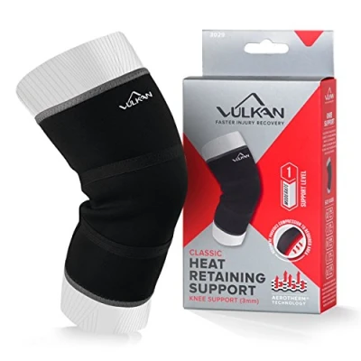 Abbildung von Vulkan Classic Kniebandage, Neopren, Größe L, Schwarz