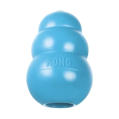 Abbildung von KONG Puppy Befüllbares Beißspielzeug Für Hunde Naturkautschuk Mittelgroße Welpen Blau
