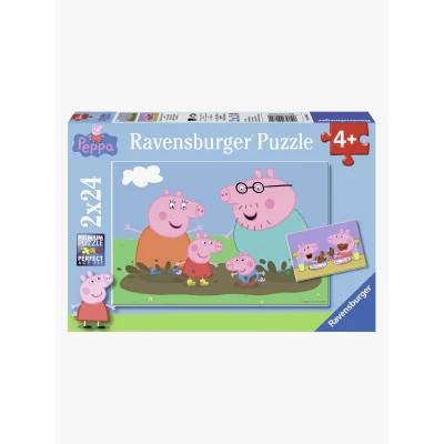 Abbildung von Ravensburger Puzzle Peppa Wutz Familienleben 2x24 Teile