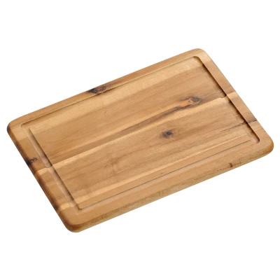 Abbildung von Kesper Schneidebrett Schneidbrett mit Saftrille, Akazienholz, 29 x 19,5 1,5 cm