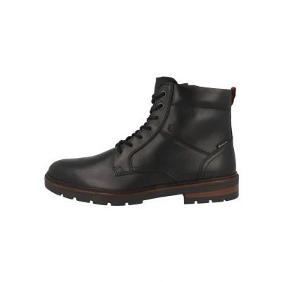 Abbildung von Pius Gabor Herren Boots,Schnürschuhe,Gore TEX,Latex Wechselfußbett,Reißverschluss,WARM Gefüttert,Komfortschuhe,bequem,Black,42.5 EU / 8.5 UK