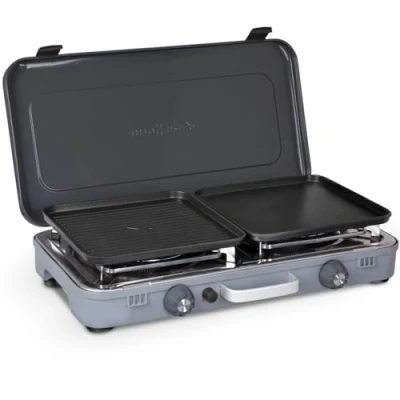 Abbildung von Gaskocher Devil Kookmaster GP Camping Kocher 2 Flammig Gas Herd 2x 2400W