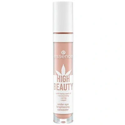 Abbildung von essence HIGH BEAUTY under eye brightening concealer, Nr. 02 peach beige, nude, aufhellend, pflegend, regenerierend (5,5ml)
