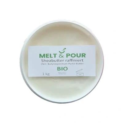 Abbildung von 1 kg Sheabutter Raffiniert Bio Vegan Kosmetik Rein Naturlich Cosmos