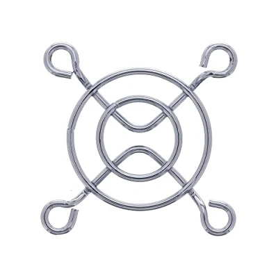 Abbildung von InLine 33374 Lüftergitter Metall, verchromt, 40x40mm