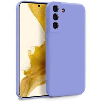 Abbildung von MyGadget Hülle für Samsung Galaxy S22 Plus Zweilagige Handyhülle mit Kameraschutz Cover Innenfutter &amp; Silikon außen Flieder