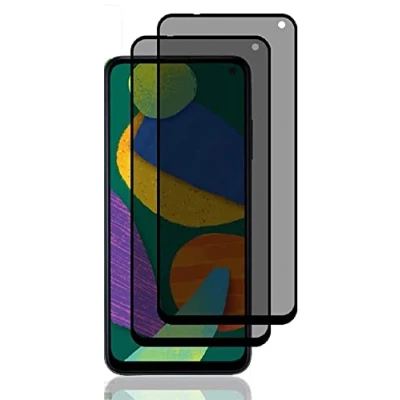 Abbildung von 2 Stück Sichtschutz für Samsung Galaxy S10e Anti Spy Sichtschutzfolie 9H Härte, Spähen Privatsphäre Schutzfolie, Glas Folie Blickschutzfolie, Kratzer Displayschutzfolie