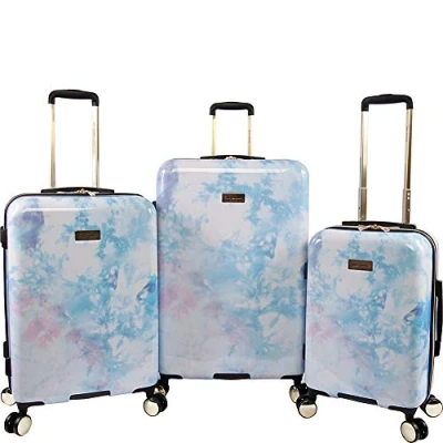 Abbildung von Juicy Couture Sadie 3 teiliges Hardside Spinner Gepäck Set, Wasserfarbe Violett, Einheitsgröße, Set