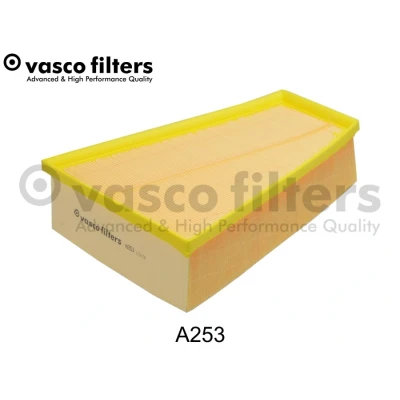 Abbildung von DAVID VASCO A253 Luftfilter 70 240 301 rechteckig Filtereinsatz FORD: MONDEO 4 Turnier, S Max Mk1, Galaxy Mk2 MPV, VOLVO: V70 3, S80 II