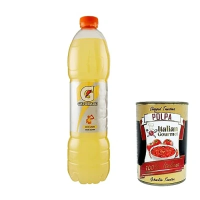 Abbildung von 6x Limone Bevanda energetica Energiegetränk Zitrone 1,5 L + Italian Gourmet polpa 400g