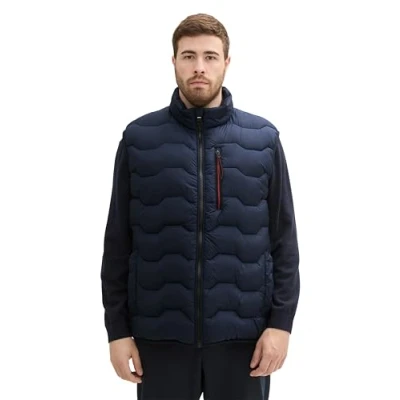 Abbildung von TOM Tailor Weste, Herren, Größe: XXL, Sky captain blue