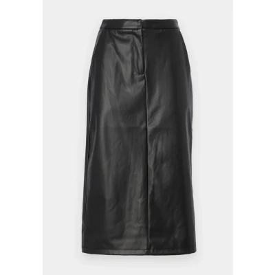 Abbildung von Pieces Pcneeth MIDI Skirt Bleistiftrock, Damen, Größe: Small, Black