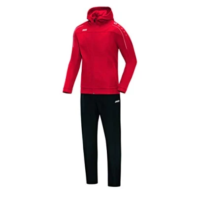 Abbildung von JAKO Herren Classico met capuchon Pr sentationsanzug, Rot, 3XL EU