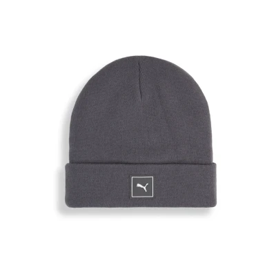 Abbildung von Puma Wardrobe Essentials Beanie Mit Plain Dusky Gray