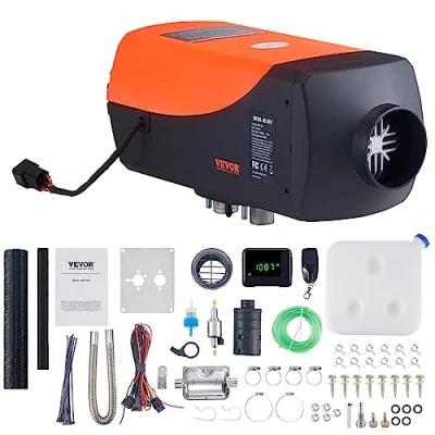 Abbildung von VEVOR Luft Dieselheizung Standheizung 12 V 8 kW, Luftheizung Air Diesel Lufterhitzer, 0,160,62 L/Std. mit LCD Display &amp; Fernbedienung HeizungBus, Lkw usw.