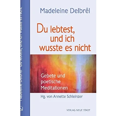 Abbildung von Du lebtest, und ich wusste es nicht: Gebete poetische Meditationen (Gebet Meditation)