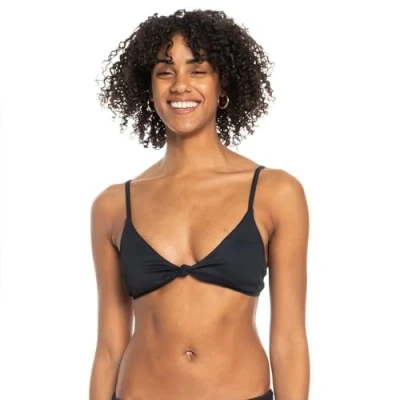 Abbildung von Roxy LOVE Triangel FÜR ERJX304759 Bikinitop, Damen, Größe: Medium, Anthracite