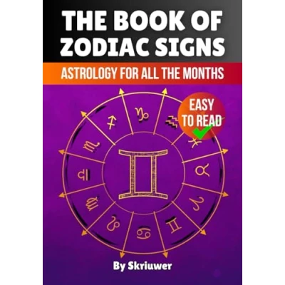 Abbildung von the Book of Zodiac Signs: Astrology for all months: Aries, Taurus, Gemini, Cancer, Leo, Virgo, Libra, Scorpio, Sagittarius, Capricorn, Aquarius, and Pisces