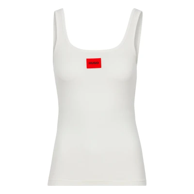 Abbildung von HUGO Trägertop VEST RED LABEL mit rotem Labelaufnäher