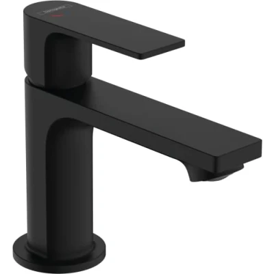 Abbildung von hansgrohe Waschtischarmatur &quot;Rebris E&quot;, 80cm, CoolStart mit Zugstangen Ablaufgarnitur