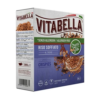 Abbildung von Vitabella Bio Schoko Reis Crispies glutenfrei, laktosefrei, vegan, 2er Pack (2 x 300 g)