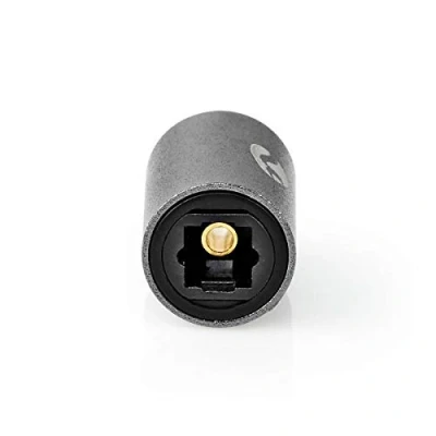 Abbildung von NEDIS Optischer Audioadapter TosLink Buchse Aluminium Grau Anthrazit