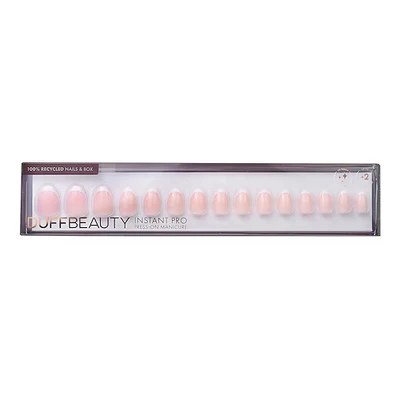 Abbildung von Duffbeauty Classic French, Short Almond Press on nägel duff Nails Classicfrench,almond