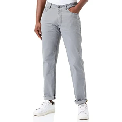 Abbildung von camel active Herren Regular Fit 5 Pocket Hose 36 Grau menswear 33/36