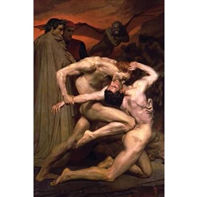 Abbildung von &quot;Dante and Virgil in Hell&quot; by William Adolphe Bouguereau 1850: Journal (Blank (Art of Life Journals)