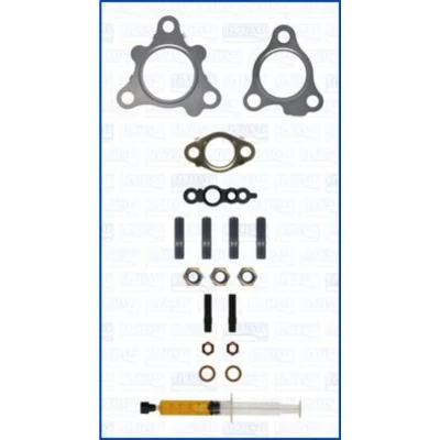 Abbildung von AJUSA JTC12072 Montagesatz, Lader with studs, syringe oil mit Dichtungen Montageanleitung KIA: cee‘d I Schrägheck, Sportage III
