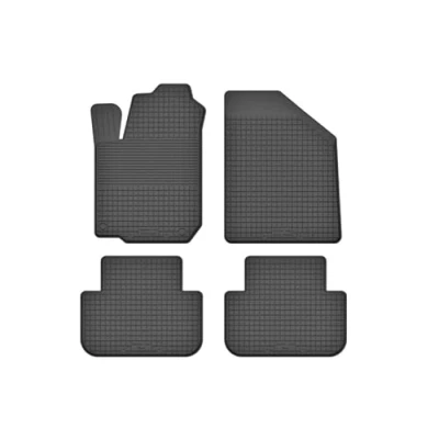 Abbildung von edecor Gummimatten Automatten Gummifussmatten Gummi Fußmatten Satz für Nissan Almera Tino Bj. 2000 2006 U_B 19, schwarz