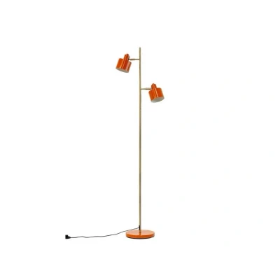 Abbildung von Dyberg Larsen Stehlampe Ocean, orange, Höhe 160 cm, Metall
