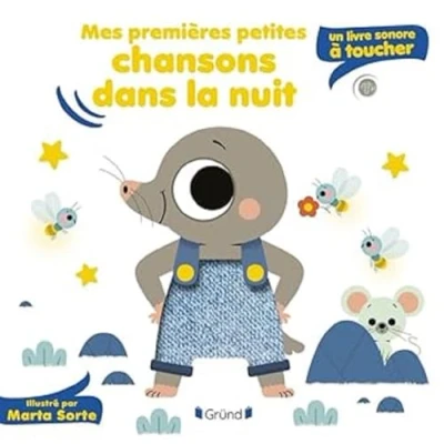 Abbildung von Mes premières petites chansons dans la nuit: Un livre sonore à toucher