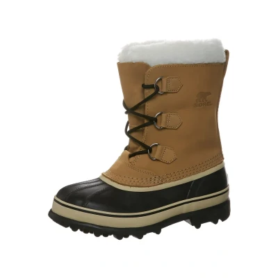 Abbildung von Sorel Youth Caribou Snowboot/Winterstiefel für Kinder, Größe: 39, Beige Schuhe