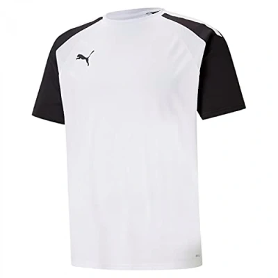 Abbildung von Puma Fussball Sport Tshirt, Herren, Größe: Medium, Weissschwarz