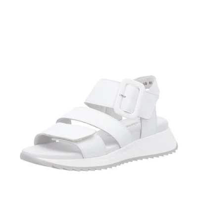 Abbildung von Rieker Damen W2950 Keilsandaletten, Weiss, 38 EU