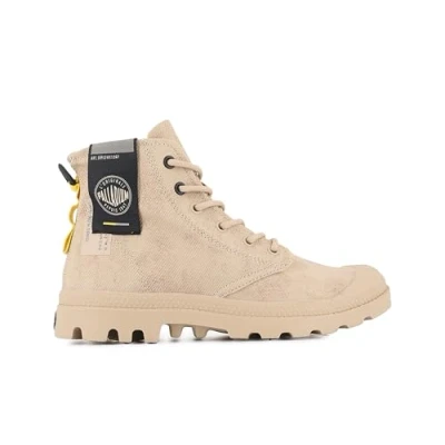 Abbildung von Palladium Pampa Surplus Schnürstiefelette, Größe: 42, Warm sand Schuhe