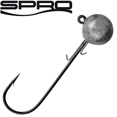 Abbildung von Spro Jighead HD Meereshaken Jigköpfe für Gummifische, Jighaken Gummiköder, Bleikopf zum Meeresangeln, Bleiköpfe Jigs, Größe/Gewicht/Packungsinhalt:Gr. 4/0 / 30g 3 Stück
