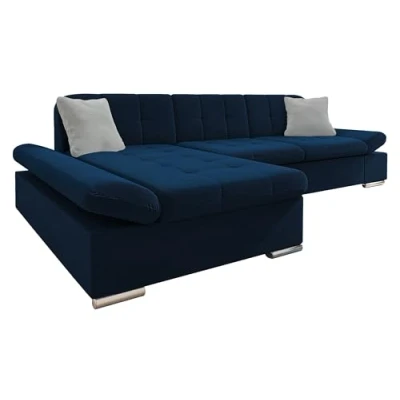 Abbildung von Mirjan24 Ecksofa Malwi mit Regulierbare Armlehnen Design Eckcouch Schlaffunktion Bettkasten L Form Sofa Couch Wohnlandschaft (Kronos 09 + Kronos Paros 05, Ecksofa: Links)