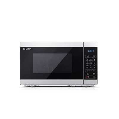Abbildung von Sharp Mikrowelle YC MG02ES, inkl. Grillfunktion, 1000 Watt, 20 Liter, 11 Leistungsstufen