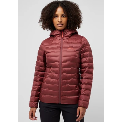 Abbildung von Jack Wolfskin Passamani Hoody Daunenjacke, Damen, Größe: XS, Red ochre