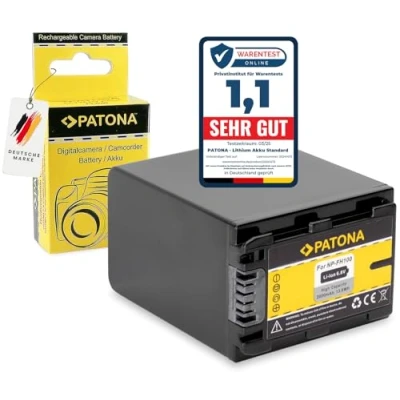 Abbildung von PATONA Akku Ersatz für Sony NP FH100 FH90 FH70 FH60 FH50 FH40 FH30 FP30 FP51 FP60 FP61 FP70 FP71 FP90 FP91 Batterie