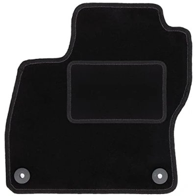 Abbildung von Wielganizator Automatte Passend für Ford Focus MK3 Schrägheck, Limousine, Kombi 2010 2018 Velours Autozubehör Auto Fußmatten Fußmatte 1 teilig schwarz