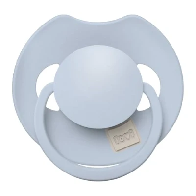 Abbildung von Beruhigender Sauger Silikon dynamisch LOVI Prime 0 6m 1 Stück Sterilisationskapsel, Saugreflex, antiallergisch, BPA frei (Baby Blue, 6)