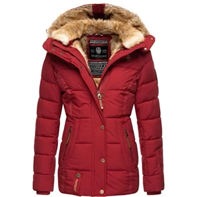 Abbildung von Marikoo Nekoo Winterjacke, Damen, Größe: Large, Dark red