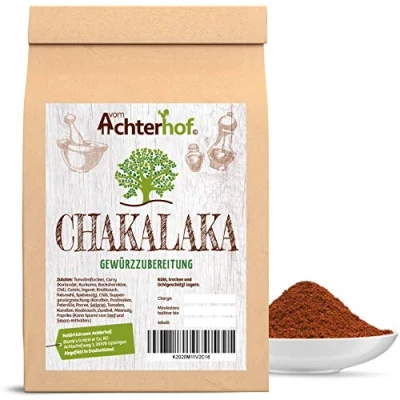 Abbildung von Chakalaka Gewürzzubereitung 100g traditionelle afrikanische Gewürzmischung fruchtig würzig und feuriger Geschmack vom Achterhof