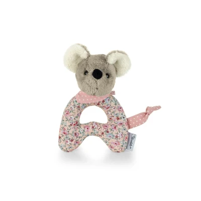 Abbildung von Sterntaler Greifling MIT Rassel MAUS Mabel Kuscheltier für Kinder, Größe: One Size, Mehrfarbig