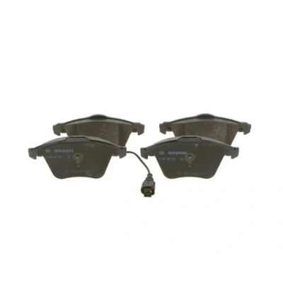 Abbildung von BOSCH 0 986 494 550 Bremsbelagsatz Low Metallic mit integriertem Verschleißwarnkontakt Anti Quietsch Blech, Montageanleitung