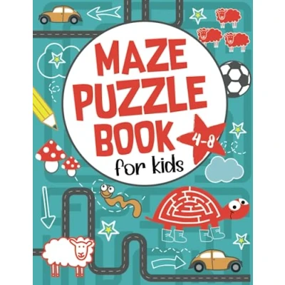 Abbildung von Maze Puzzle Book for Kids 4 8: 101 Fun First Mazes 6, 6 8 year olds Activity Workbook Children: Games, Puzzles and Problem Solving (Maze Learning Kids)